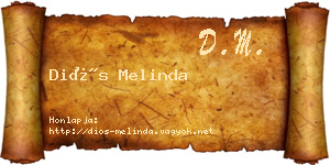 Diós Melinda névjegykártya